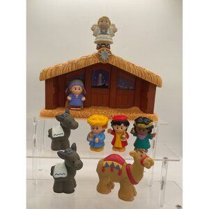 Fisher Price Little People Nativity Set with figures and animals
